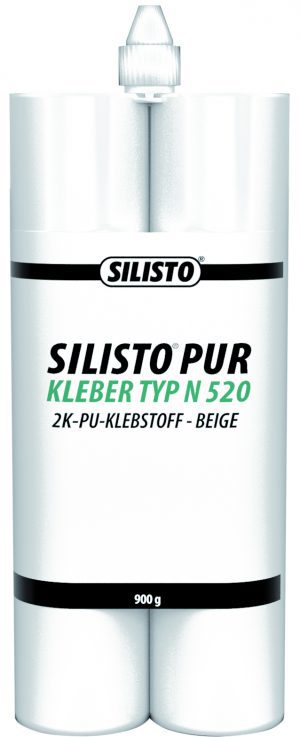 2 komponentti liima SILISTO®PUR N 520. Valkoinen 900g  10kpl