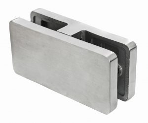 RX - Lasikiinnike liitos 45x95x30mm, 8-12,76mm, AISI 304, Hiottu