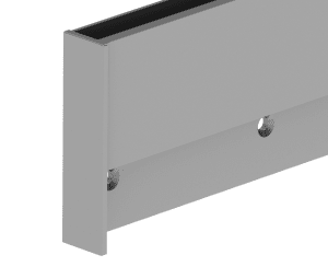 RX - Päätypeiteprofiili ETP.002.11.AL.AL, Vasen AISI 304, ALUMIINI