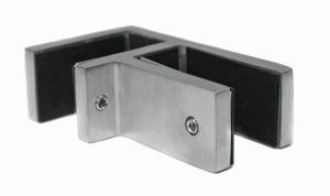 RX - Lasikiinnike 45x77mm, 16.76-17.52mm, AISI 304, HIOTTU